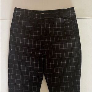 Old Navy pixie high rise Black & white dress pants